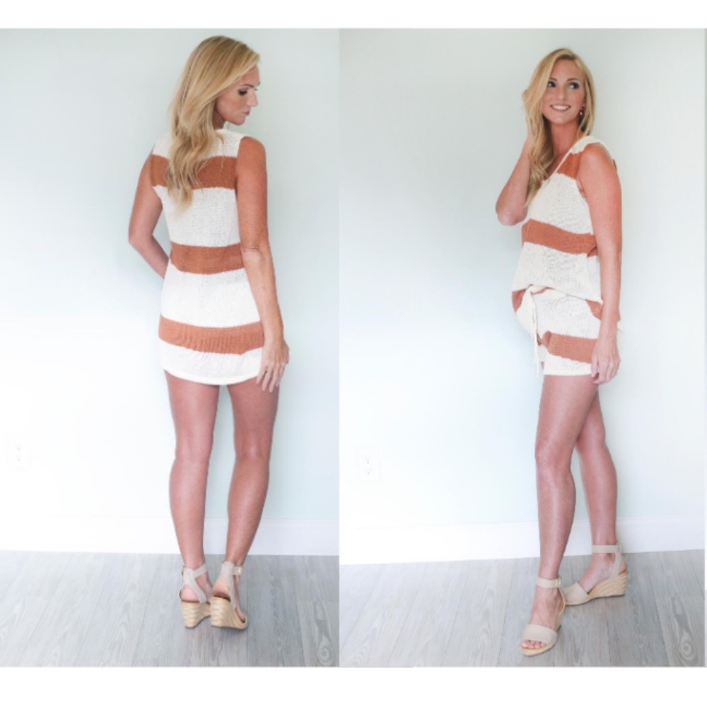Two-Piece Bathing suit cover/lounge set
